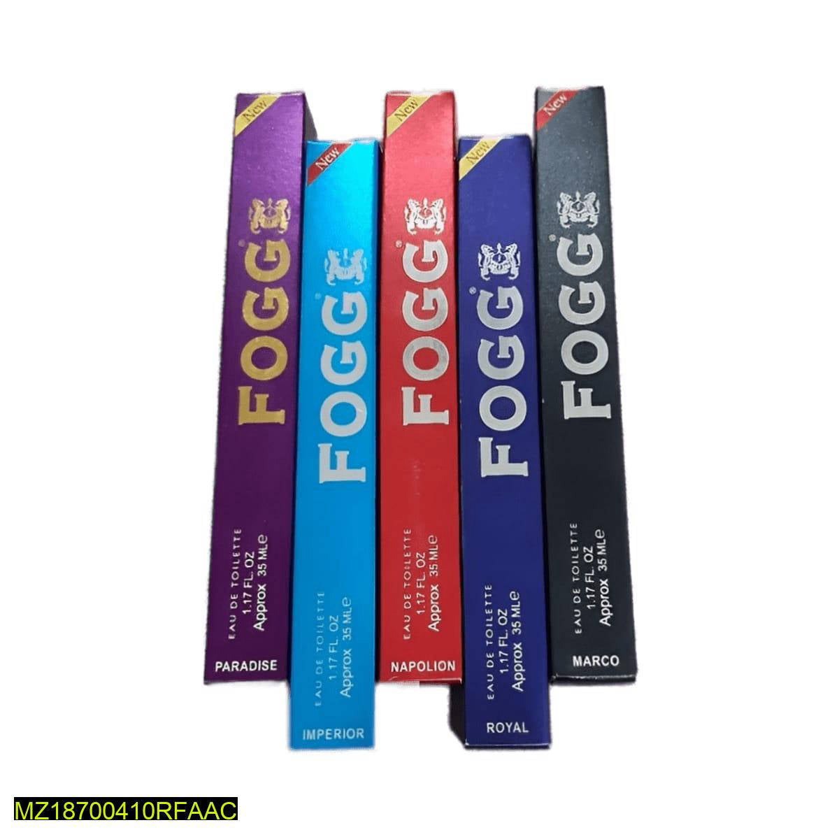 FOGG MENS POCKET PERFUME,PACK OF 5